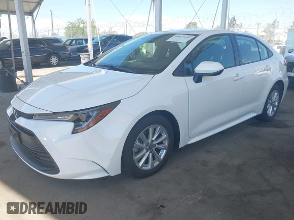 2024 Toyota Corolla LE with VIN JTDB4MEE6RJ014534, listed as a IAAI auction lot 42013699 with 8,158 mi miles. Bid and sale history available at carsss.com. Image 2.