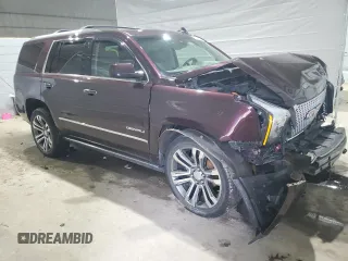 2017 GMC Yukon Denali with VIN 1GKS2CKJ8HR297864, listed as a Copart auction lot 49134005 with 84,179 mi miles and Salvage Title. Bid and sale history available at carsss.com. Image 4.