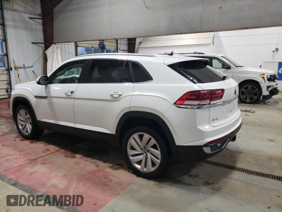 2023 Volkswagen Atlas SE with VIN 1V2HE2CA5PC204076, listed as a Copart auction lot 44377345 with 35,437 mi miles and Salvage title. Bid and sale history available at DreamBid. Image 2.