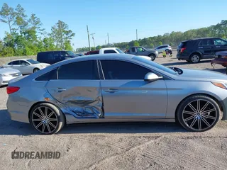 2017 Hyundai Sonata 2.4L with VIN 5NPE24AF4HH447259, listed as a IAAI auction lot 41760091 with 157,371 mi miles and . Bid and sale history available at carsss.com. Image 13.