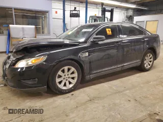 2011 Ford Taurus SE with VIN 1FAHP2DW3BG163699, listed as a Copart auction lot 43186495 with 84,493 mi miles and Salvage Title. Bid and sale history available at DreamBid. Image 1.