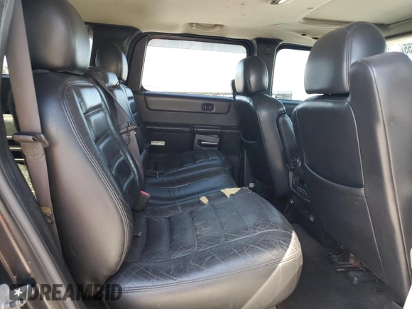 2005 Hummer H2 SUV z VIN 5GRGN23U55H109975, wystawiony jako Copart lot #42739655 z przebiegiem 257 578 mil mil oraz Czysty tytuł • Clean title. Historia ofert i sprzedaży dostępna na DreamBid. Obrazek 11.