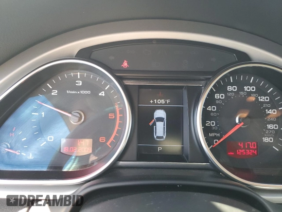 2010 Audi Q7 Premium Plus с VIN WA1LMAFE5AD000865, выставлен на аукционе Copart как лот 57722955 с пробегом 125 324 миль миль и Списание • Salvage title. История ставок и продаж доступна на DreamBid. Изображение 9.