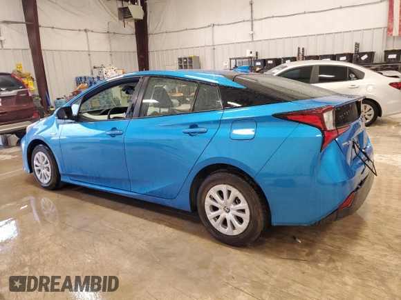 2021 Toyota Prius L Eco with VIN JTDKAMFU6M3142364, listed as a Copart auction lot 50714465 with 15,020 mi miles and Clean Title. Bid and sale history available at carsss.com. Image 2.