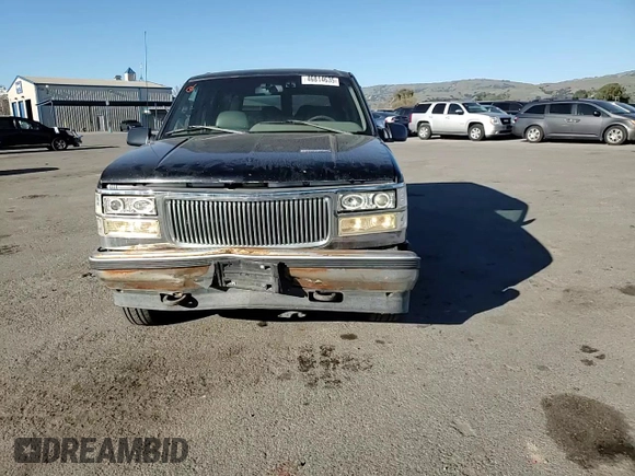 1996 GMC Yukon with VIN 1GKEK13R1TJ741714, listed as a Copart auction lot 46814635 with 406,969 mi miles and Salvage Title. Bid and sale history available at carsss.com. Image 11.