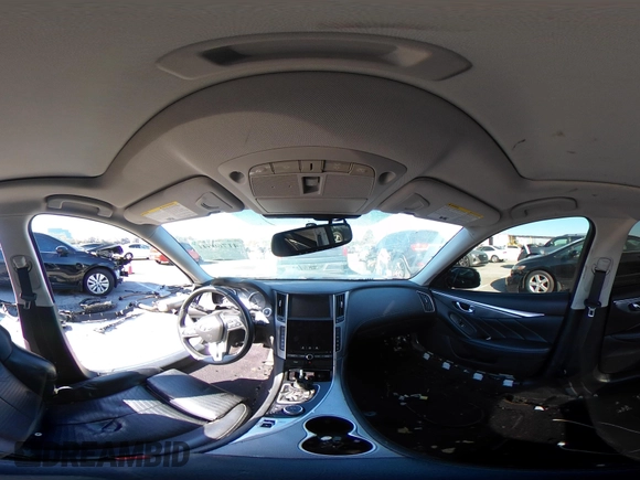 2018 Infiniti Q50 3.0t LUXE with VIN JN1EV7AP3JM359156, listed as a IAAI auction lot 41760541 with 1 mi miles. Bid and sale history available at carsss.com. Image 19.