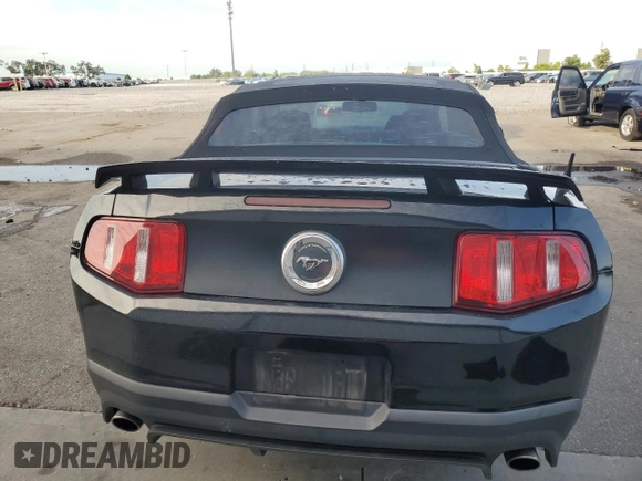 2011 Ford Mustang GT with VIN 1ZVBP8FF9B5114340, listed as a Copart auction lot 63322475 with 112,641 mi miles and Salvage title. Bid and sale history available at DreamBid. Image 6.