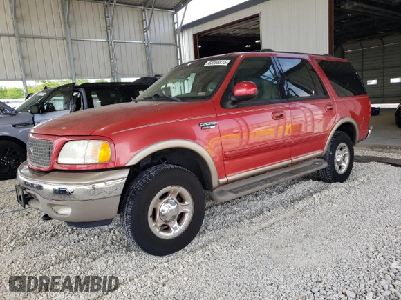 2002 Ford Expedition Eddie Bauer with VIN 1FMFU18L32LA46941, listed as a Copart auction lot 56998815 with 258,931 mi miles and Salvage title. Bid and sale history available at DreamBid. Image 1.