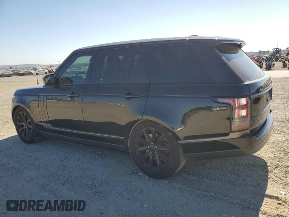 2015 Land Rover Range Rover HSE with VIN SALGS2VF9FA234442, listed as a Copart auction lot 65928525 with 90,489 mi miles and Clean title. Bid and sale history available at DreamBid. Image 2.