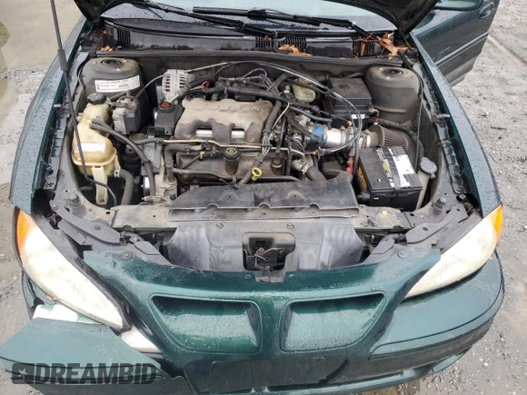 2001 Pontiac Grand Am GT with VIN 1G2NW52E81C266753, listed as a Copart auction lot 45086335 with 181,742 mi miles and Salvage Title. Bid and sale history available at carsss.com. Image 11.