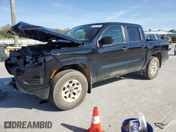 2025 Nissan Frontier S z VIN 1N6ED1EK5SN607296, wystawiony jako Copart lot #52597265 z przebiegiem 6 097 mil mil oraz Szkoda całkowita • Salvage title. Historia ofert i sprzedaży dostępna na DreamBid. Obrazek 1.