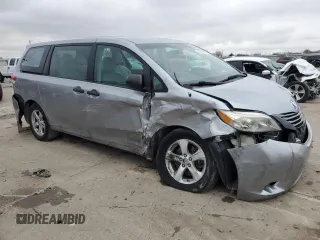 2012 Toyota Sienna with VIN 5TDKA3DC2CS010056, listed as a Copart auction lot 44639505 with 146,195 mi miles and Salvage Title. Bid and sale history available at DreamBid. Image 4.