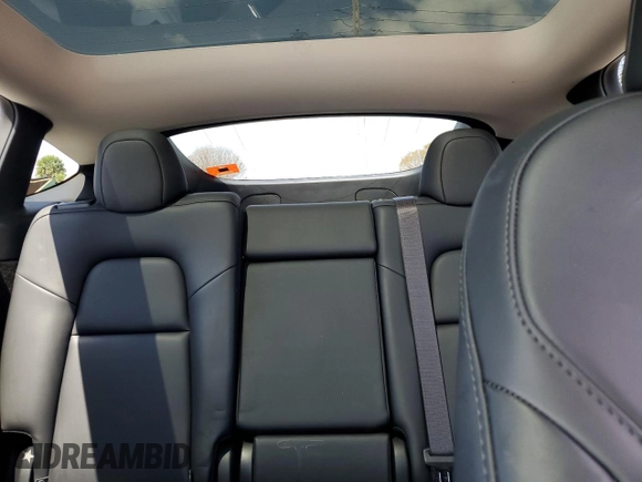 2025 Tesla Model Y Long Range with VIN 7SAYGDED8SF241779, listed as a Copart auction lot 51899205 with 12,409 mi miles and Salvage Title. Bid and sale history available at DreamBid. Image 10.