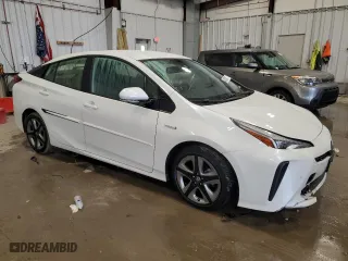 2020 Toyota Prius L Eco with VIN JTDKARFU9L3106230, listed as a Copart auction lot 43336865 with 34,116 mi miles and Non Repairable. Bid and sale history available at carsss.com. Image 4.