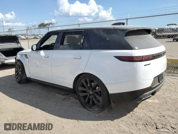 2024 Land Rover Range Rover Sport SE with VIN SAL1P9EU1RA400858, listed as a Copart auction lot 77978354 with 7,585 mi miles and Clean Title. Bid and sale history available at carsss.com. Image 2.