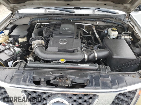 2007 Nissan Frontier SE with VIN 1N6AD07UX7C435647, listed as a Copart auction lot 59967955 with 153,902 mi miles and Salvage title. Bid and sale history available at DreamBid. Image 11.