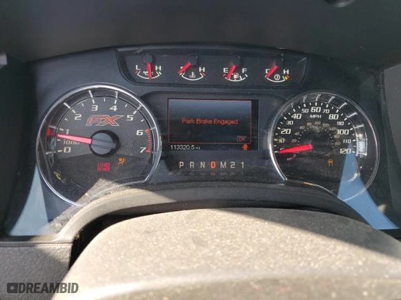 2013 Ford F-150 XL with VIN 1FTFW1CF1DKG41439, listed as a Copart auction lot 50168925 with 113,320 mi miles and Salvage Title. Bid and sale history available at carsss.com. Image 9.