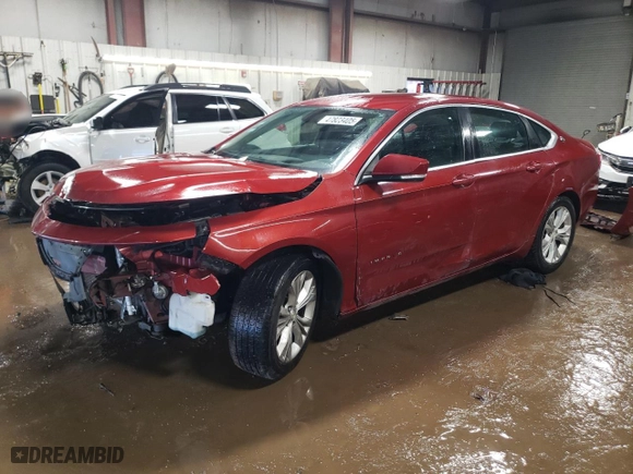 2014 Chevrolet Impala LT with VIN 2G1115SL1E9172369, listed as a Copart auction lot 47823405 with 89,933 mi miles and Salvage Title. Bid and sale history available at carsss.com. Image 1.