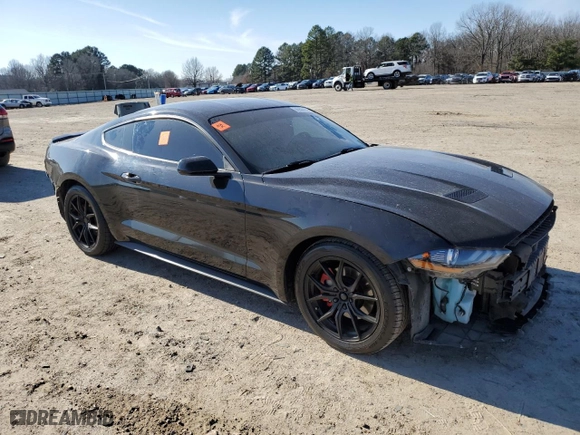 2018 Ford Mustang EcoBoost with VIN 1FA6P8TH3J5131813, listed as a Copart auction lot 86958764 with 143,344 mi miles and Salvage Title. Bid and sale history available at carsss.com. Image 4.