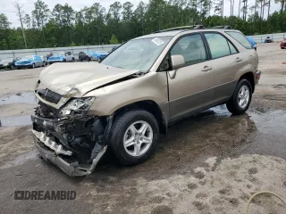 2001 Lexus RX 300 with VIN JTJGF10U110108910, listed as a Copart auction lot 58805255 with 148,982 mi miles and Salvage title. Bid and sale history available at DreamBid. Image 1.