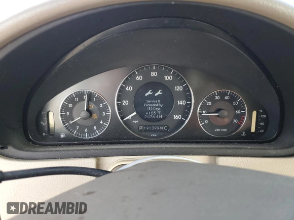 2009 Mercedes-Benz CLK 350 с VIN WDBTK56F79T103667, выставлен на аукционе Copart как лот 58752125 с пробегом 191 399 миль миль и Списание • Salvage title. История ставок и продаж доступна на DreamBid. Изображение 9.