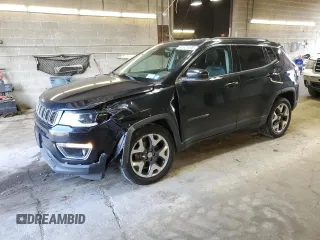 2018 Jeep Compass Limited z VIN 3C4NJDCB9JT341330, wystawiony jako Copart lot #61621495 z przebiegiem 92 736 mil mil oraz Szkoda całkowita • Salvage title. Historia ofert i sprzedaży dostępna na DreamBid. Obrazek 1.