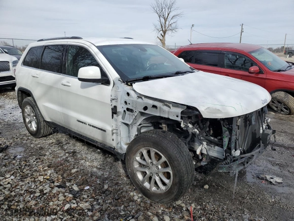 2021 Jeep Grand Cherokee Laredo X with VIN 1C4RJFAG9MC840625, listed as a Copart auction lot 44154315 with 61,424 mi miles and Non Repairable. Bid and sale history available at carsss.com. Image 4.