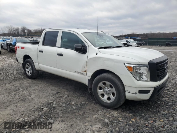 2021 Nissan Titan S with VIN 1N6AA1EC7MN504268, listed as a Copart auction lot 83965704 with 91,081 mi miles and Clean title. Bid and sale history available at DreamBid. Image 4.