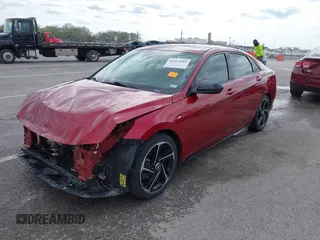 2023 Hyundai Elantra N Line z VIN KMHLR4AF8PU604133, wystawiony jako IAAI lot #41923605 z przebiegiem 60 288 mil mil oraz . Historia ofert i sprzedaży dostępna na DreamBid. Obrazek 2.