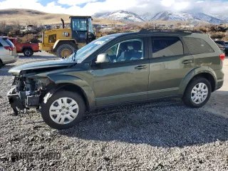 2019 Dodge Journey SE z VIN 3C4PDCBG4KT731695, wystawiony jako Copart lot #87333554 z przebiegiem 68 463 mil mil oraz Szkoda całkowita • Salvage title. Historia ofert i sprzedaży dostępna na DreamBid. Obrazek 1.