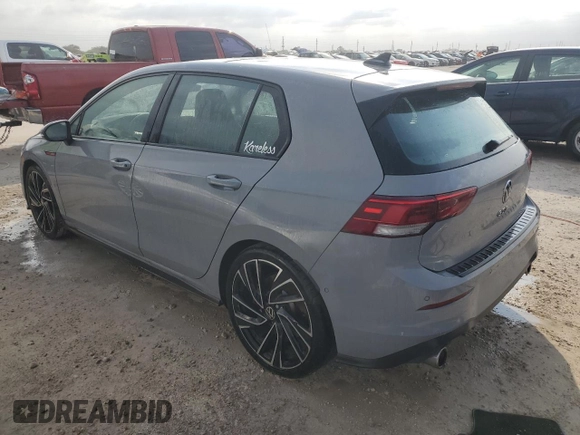 2023 Volkswagen Golf GTI Autobahn with VIN WVW6A7CD9PW117775, listed as a Copart auction lot 74533394 with 0 mi miles and Non Repairable. Bid and sale history available at carsss.com. Image 2.