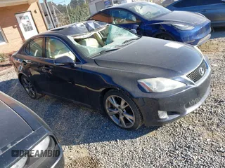2009 Lexus IS 250 with VIN JTHBK262695105390, listed as a IAAI auction lot 41373344 with 215,356 mi miles. Bid and sale history available at carsss.com. Image 1.