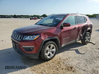 2021 Jeep Compass Altitude with VIN 3C4NJCBB3MT585748, listed as a Copart auction lot 56159395 with 101,258 mi miles and Salvage title. Bid and sale history available at DreamBid. Image 1.