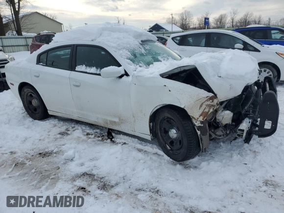 2014 Dodge Charger Police with VIN 2C3CDXAG6EH162499, listed as a Copart auction lot 42625995 with 171,678 mi miles and Salvage Title. Bid and sale history available at DreamBid. Image 4.