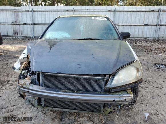 2004 Honda Civic VP with VIN 2HGES163X4H536190, listed as a Copart auction lot 45269285 with 0 mi miles and Non Repairable. Bid and sale history available at carsss.com. Image 5.