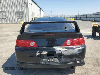 2006 Acura RSX Type-S Leather with VIN JH4DC53066S021223, listed as a Copart auction lot 55847755 with 188,776 mi miles and Clean Title. Bid and sale history available at carsss.com. Image 6.