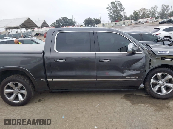 2019 Ram 1500 Limited with VIN 1C6SRFHT6KN773195, listed as a IAAI auction lot 42421233 with 82,506 mi miles and . Bid and sale history available at DreamBid. Image 14.