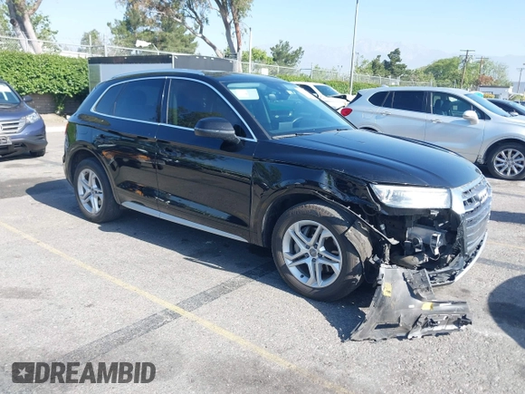2019 Audi Q5 Premium with VIN WA1ANAFY2K2122904, listed as a IAAI auction lot 42262456 with 114,742 mi miles and . Bid and sale history available at DreamBid. Image 1.