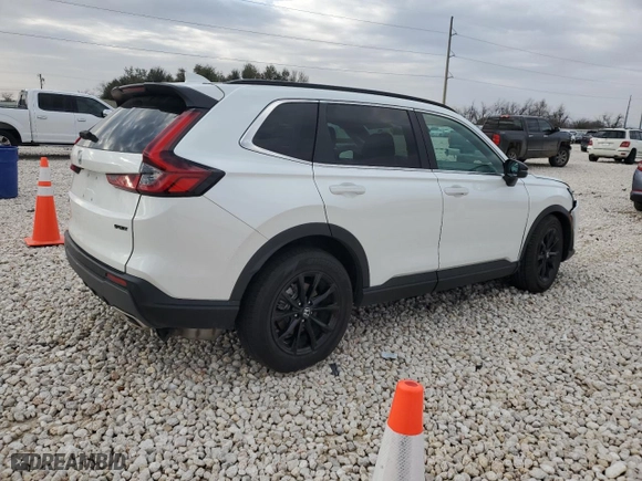 2024 Honda CR-V Hybrid Sport-L with VIN 7FARS5H86RE019244, listed as a Copart auction lot 45010155 with 9,355 mi miles and Salvage Title. Bid and sale history available at carsss.com. Image 3.