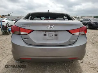 2012 Hyundai Elantra Limited with VIN KMHDH4AE3CU277052, listed as a Copart auction lot 65641075 with 286,209 mi miles and Clean title. Bid and sale history available at DreamBid. Image 6.