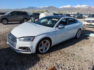2018 Audi S5 Sportback Prestige z VIN WAUC4CF55JA099896, wystawiony jako Copart lot #52941245 z przebiegiem 34 295 mil mil oraz Szkody całkowita. Historia ofert i sprzedaży dostępna na DreamBid. Obrazek 1.