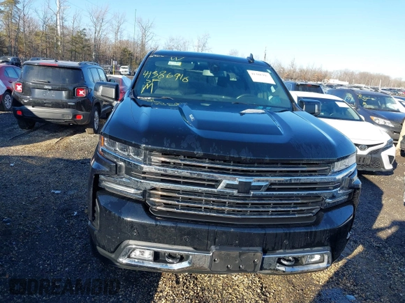 2019 Chevrolet Silverado 1500 High Country with VIN 1GCUYHEL6KZ236050, listed as a IAAI auction lot 41386918 with 105,462 mi miles. Bid and sale history available at carsss.com. Image 12.