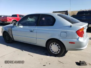 2005 Hyundai Accent GLS with VIN KMHCG35C55U337255, listed as a Copart auction lot 43761985 with 192,585 mi miles and Salvage Title. Bid and sale history available at carsss.com. Image 2.