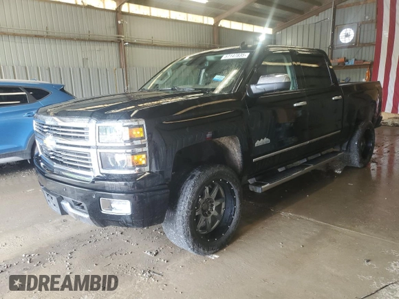 2014 Chevrolet Silverado 1500 High Country with VIN 3GCUKTEC7EG411981, listed as a Copart auction lot 57147835 with 158,571 mi miles and Clean Title. Bid and sale history available at DreamBid. Image 1.