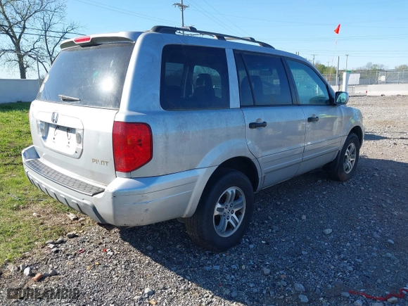 2003 Honda Pilot EX with VIN 2HKYF18683H566060, listed as a IAAI auction lot 42019115 with 182,256 mi miles. Bid and sale history available at carsss.com. Image 4.