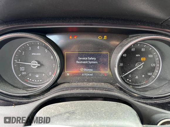 2021 Buick Encore GX Select with VIN KL4MMDSLXMB140422, listed as a Copart auction lot 57485335 with 61,924 mi miles and Salvage title. Bid and sale history available at DreamBid. Image 9.