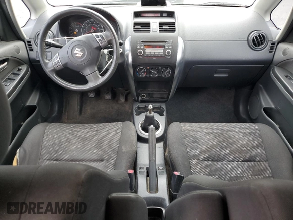 2009 Suzuki SX4 with VIN JS2YB413195101423, listed as a Copart auction lot 85321624 with 127,917 mi miles and Salvage Title. Bid and sale history available at carsss.com. Image 8.