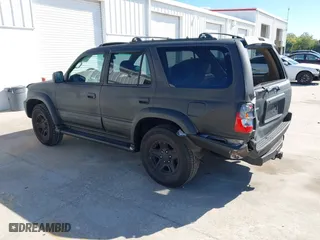 2000 Toyota 4Runner Limited with VIN JT3HN87RXY9037527, listed as a IAAI auction lot 41776991 with 297,158 mi miles. Bid and sale history available at carsss.com. Image 3.