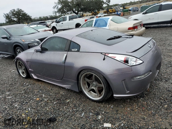 2004 Nissan 350Z Touring with VIN JN1AZ34E74T050080, listed as a Copart auction lot 41761305 with 0 mi miles and Salvage Title. Bid and sale history available at carsss.com. Image 2.