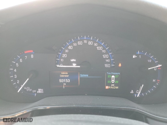 2016 Cadillac CTS Sedan RWD with VIN 1G6AP5SX2G0131368, listed as a Copart auction lot 75828414 with 93,153 mi miles and Salvage Title. Bid and sale history available at carsss.com. Image 9.